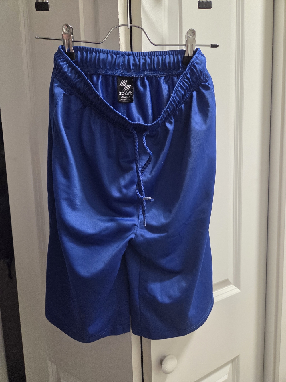 Sporto Royal Blue Boy's Athletic Shorts with Drawstring